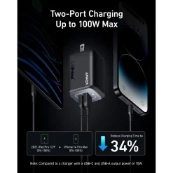 Củ Sạc Nhanh 2C+1A ANKER 737 Prime A2343 100W – ảnh 7