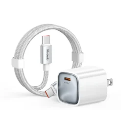 Củ Sạc Nhanh MCDODO Nano series CH-444 45W – Kèm cáp C to C 240W 1.2m, Trắng
