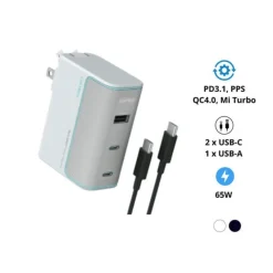 Củ sạc Cuktech 10 GaN AD1003 100W (2C1A) - hình 1