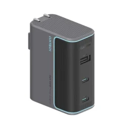 Củ sạc Cuktech 10 GaN AD1003 100W (2C1A) màu Xám