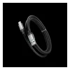 Cáp sạc Cuktech ATC615 USB-A to Type-C bện dù 6A 1.5m màu Đen