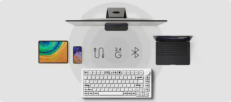 Bàn phím cơ MonsGeek M1 V5 (Vỏ nhôm / 3 Mode / Gasket Mount / Pin 8000mAh) - Ảnh 7