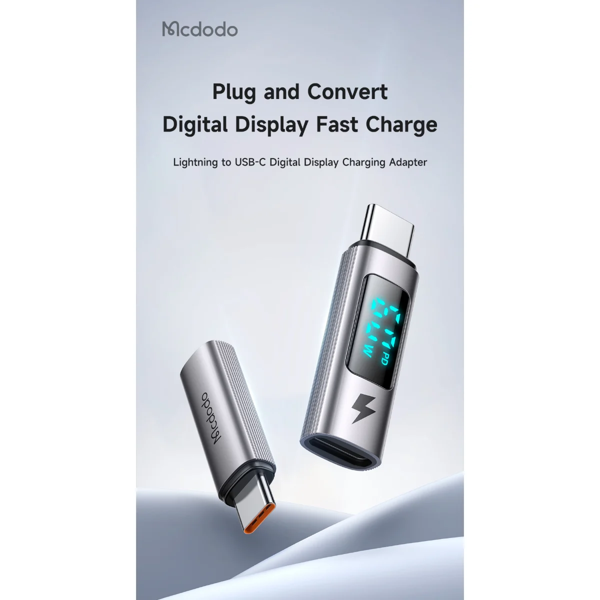 Đầu Chuyển Lightning to Type-C MCDODO Wales Series OT-599 – ảnh 9