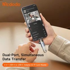 Đầu Chuyển OTG Đa Năng 2-in-1 USB to Type-C MCDODO OT-760 – ảnh 2