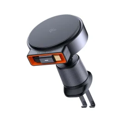 Đế Giữ Điện Thoại Từ Tính Kiêm Sạc Không Dây MCDODO CH-009 – Đen
