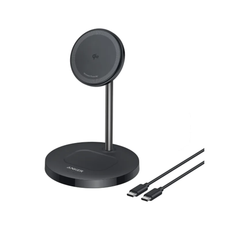 Đế Sạc Đứng Không Dây Từ Tính 2-in-1 Qi2 ANKER MagGo A2544 15W – Đen