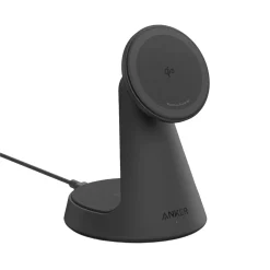 Đế Sạc Đứng Không Dây Từ Tính 2-in-1 Qi2 ANKER MagGo A25M7 15W – Đen