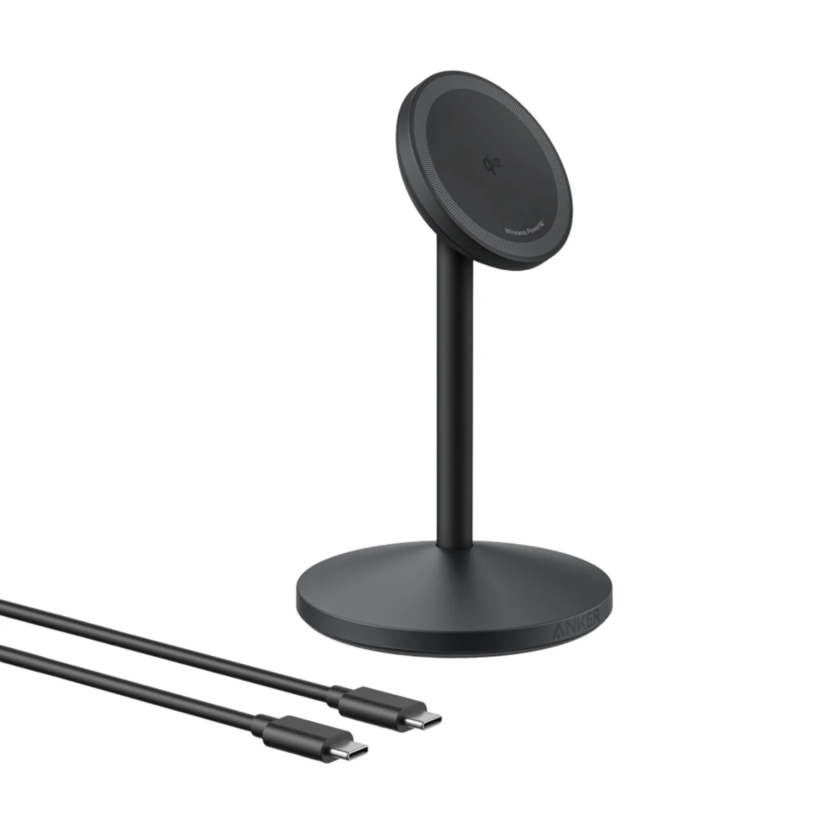Đế Sạc Đứng Không Dây Từ Tính Qi2 ANKER MagGo A25X1 15W – Đen