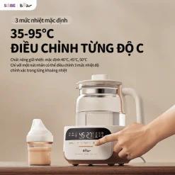 Ảnh minh họa các mức nhiệt và chế độ đun của máy Bear WW-5H12N