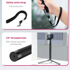 Gậy Selfie Tàng Hình Cho Action Camera Ulanzi MT-58 1,2m – hình 4