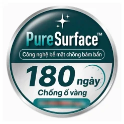 Công nghệ Hoda PureSurface chống bám bẩn, chống ố vàng 180 ngày