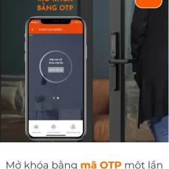Khóa điện tử thông minh cửa nhôm Vconnex – hình 5