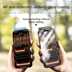 Kính cường lực Hoda 2.5D chống nhìn trộm 360° 4 chiều, chống phản chiếu Anti-Reflection cho iPhone 18 Pro / 18 Pro Max – ảnh 2