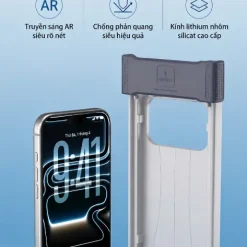 Kính cường lực WiWU GT-033 AR chống chói, bảo vệ mắt - ảnh 5