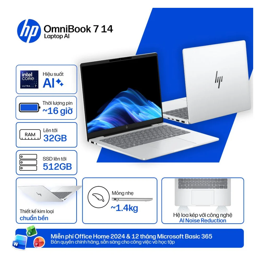 Laptop HP OmniBook 7 14 inch – ảnh 5