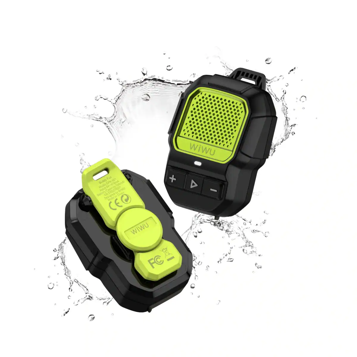 Loa Bluetooth kẹp WiWU SPK-001 Buddy Fun màu xanh