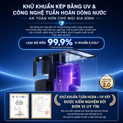 Truliva Lavita CR-ZX5170 – khử khuẩn kép UV và tuần hoàn dòng nước