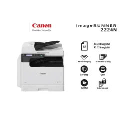 Máy photocopy Canon iR2224N (In đảo mặt| Copy| Scan| A3| A4| USB| LAN| WIFI) – ảnh 2