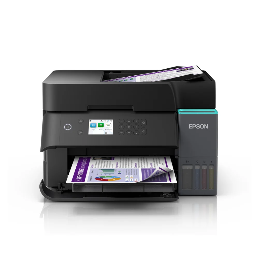 Máy in phun màu đa năng Epson EcoTank L6370 (In đảo mặt| Copy| Scan đảo mặt| A4| A5 | USB| LAN| WIFI) – ảnh 2