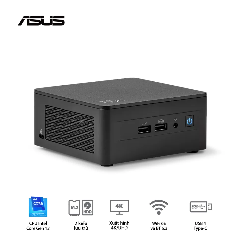 Mini PC ASUS NUC 13 Pro Tall Core i7-13620H (Barebone) – ảnh 2