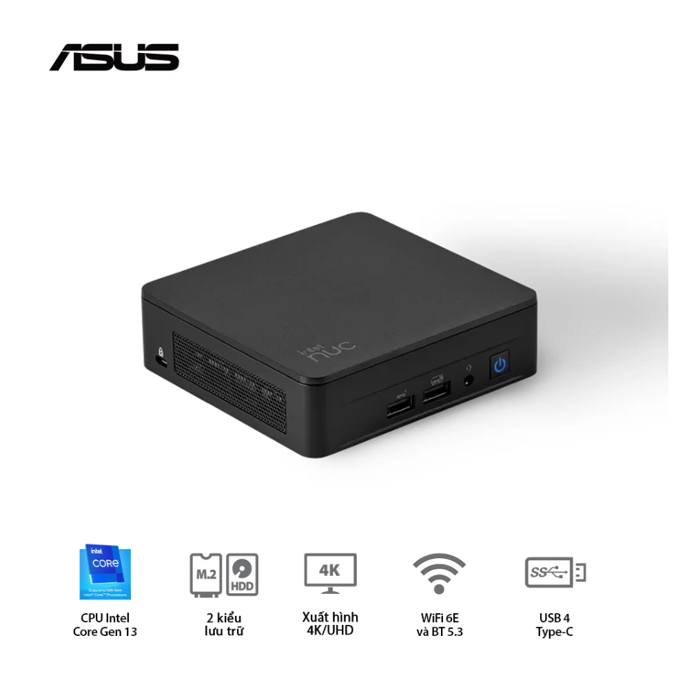 Mini PC ASUS NUC 13 Pro Tall Core i7-13620H (Barebone) – ảnh 4
