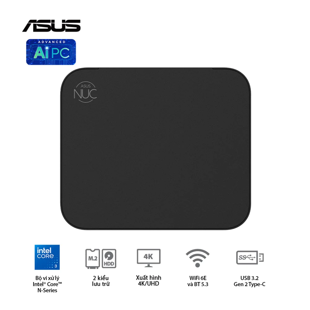 Mini PC ASUS NUC 14 Essential Intel N97 (Barebone) – ảnh 2