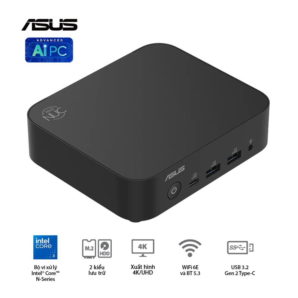 Mini PC ASUS NUC 14 Essential Intel N97 (Barebone) – ảnh 5