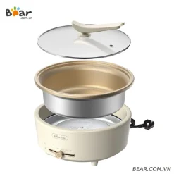 Nồi lẩu điện Bear NL05F dung tích 5L với thân nồi và lòng nồi có thể tách rời