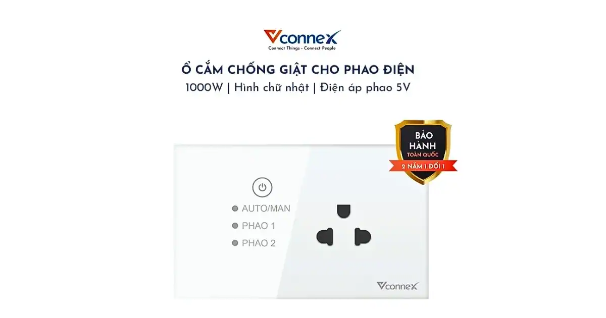 Ổ cắm chống giật cho phao điện Vconnex VCN-SK-FL