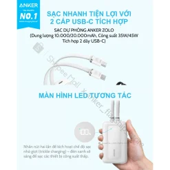 Pin Dự Phòng ANKER Zolo A1681C 20000mAh 45W – ảnh 3