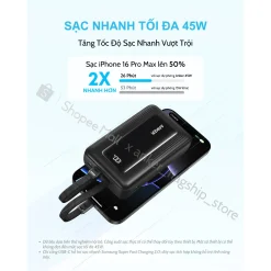 Pin Dự Phòng ANKER Zolo A1681C 20000mAh 45W – ảnh 5