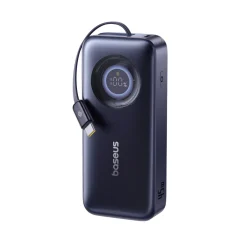 Pin dự phòng Baseus EnerCore CR11 với cáp USB-C tích hợp gài gọn trên thân máy