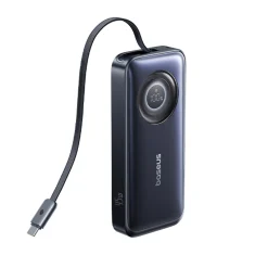 Cáp USB-C dây rút của pin dự phòng Baseus EnerCore CR11 khi kéo dài