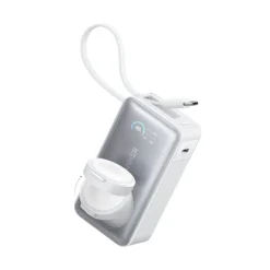 Pin Dự Phòng Từ Tính Kiêm Sạc Không Dây Cho Apple Watch 1C ANKER Nano A1657 10000mAh 35W – Trắng