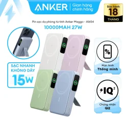 Pin Dự Phòng Từ Tính Kiêm Sạc Không Dây Qi2 1C ANKER Maggo A1654 10000mAh 27W – ảnh 3