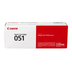 Hộp mực in Canon 051 (1700 trang) dùng cho máy LBP160 series, MF260 series (LBP161dn, LBP161DN+, MF269DW, MF26 – ảnh 1