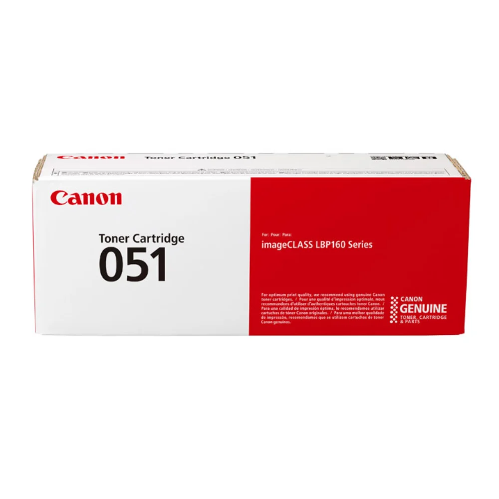 Hộp mực in Canon 051 (1700 trang) dùng cho máy LBP160 series, MF260 series (LBP161dn, LBP161DN+, MF269DW, MF26 – ảnh 1
