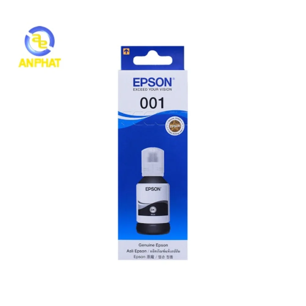 Mực in EPson màu đen - C13T03Y100-Ink bottle Black dùng cho máy in Epson L4150/l4160/L6160/L6170/L6190/L6260/L – ảnh 1