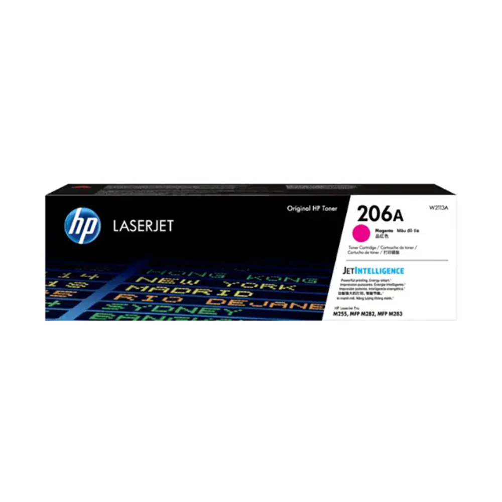 Mực hộp máy in laser HP 206A Magenta (W2113A) - Dùng cho máy in m255nw/m255dw/M183fw/ M283fdn/ M283fdw – ảnh 1