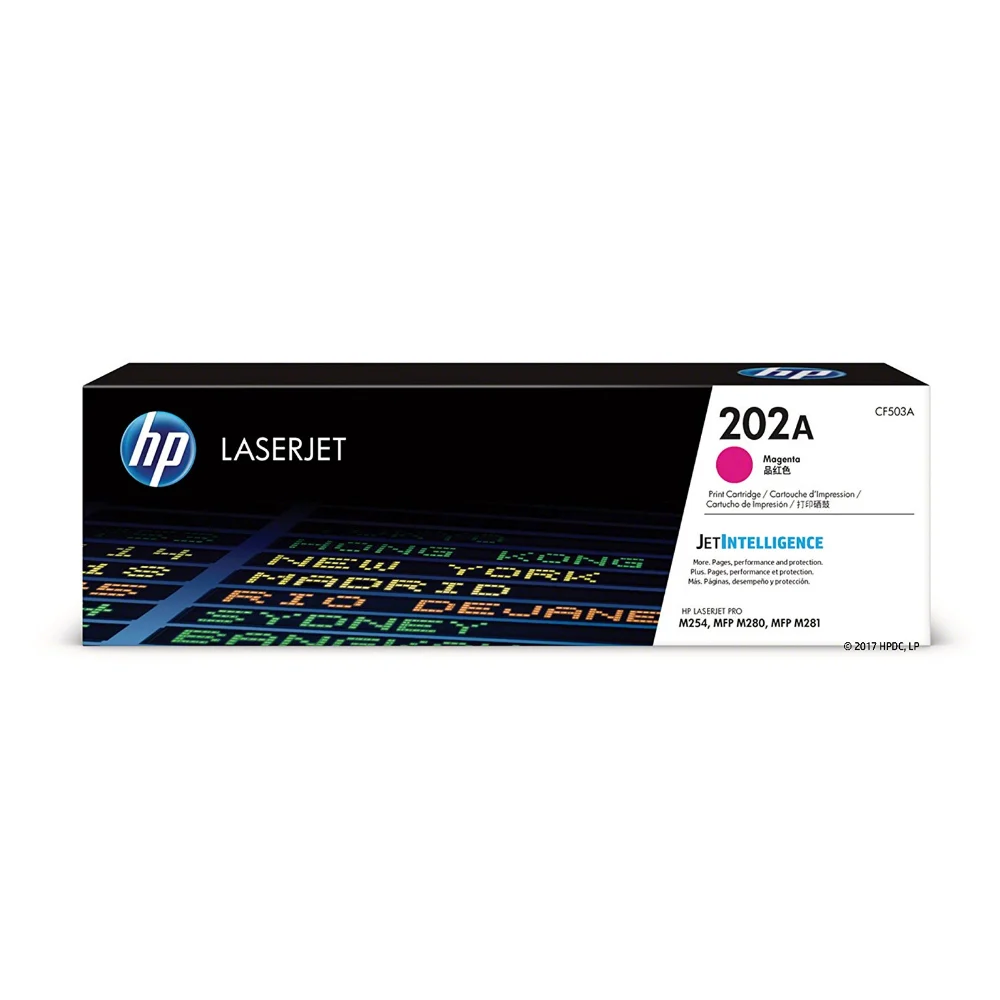Mực hộp máy in laser HP 202A Magenta (CF503A) - Dùng cho máy in HP Color LaserJet Pro M254dw - M254nw - M280nw – ảnh 1