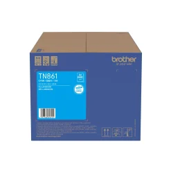 Mực in laser màu Brother TN861C Cyan (Năng suất: 6500 trang theo tiêu chuẩn in của hãng/ Dùng cho máy in Broth – ảnh 1