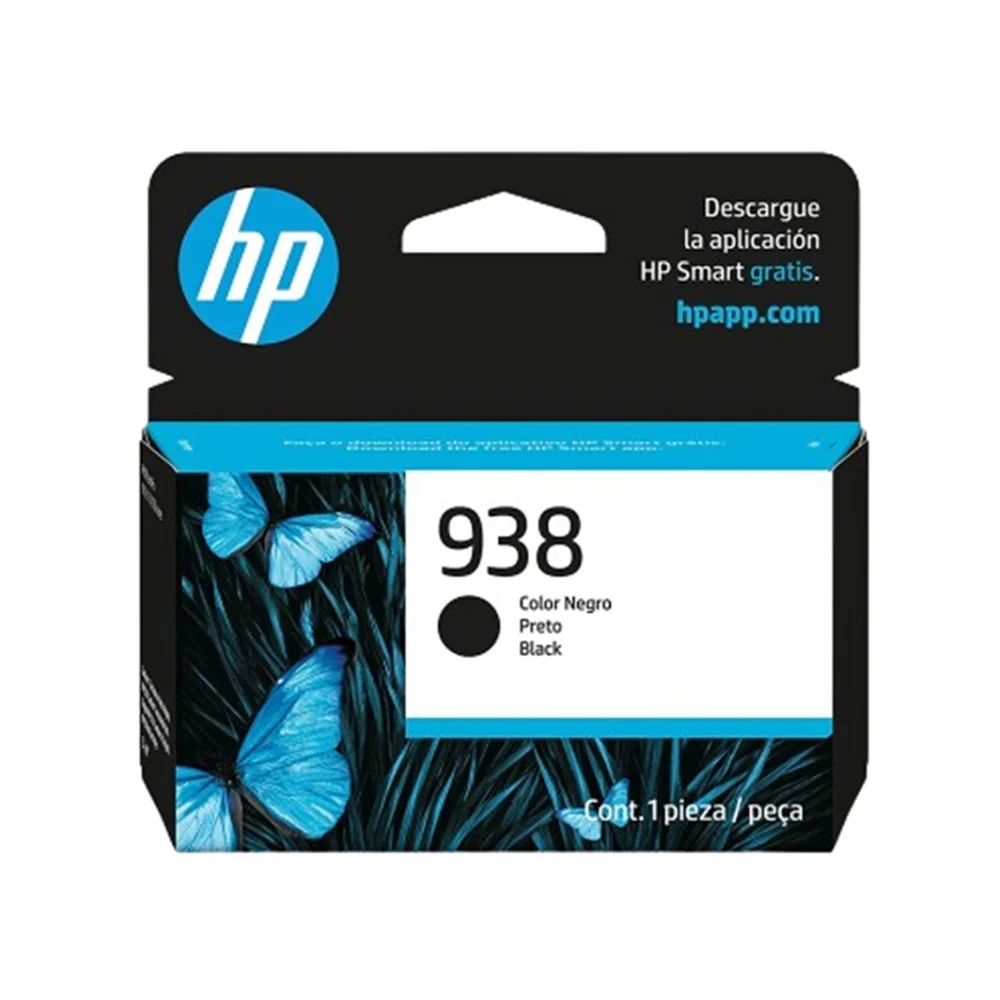 Hộp mực in HP 938 Black Original Ink Cartridge_4S6X8PA (Năng suất 800 trang in với độ phủ 5%/ Dùng cho Máy in – ảnh 1