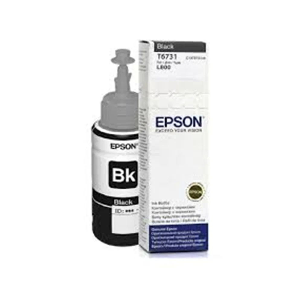 Mực máy in Epson C13T6731 màu đen (Dùng cho Epson L800/L805/L1800) – ảnh 1