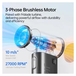 Quạt cầm tay Jisulife Fan 9S 5000mAh 2