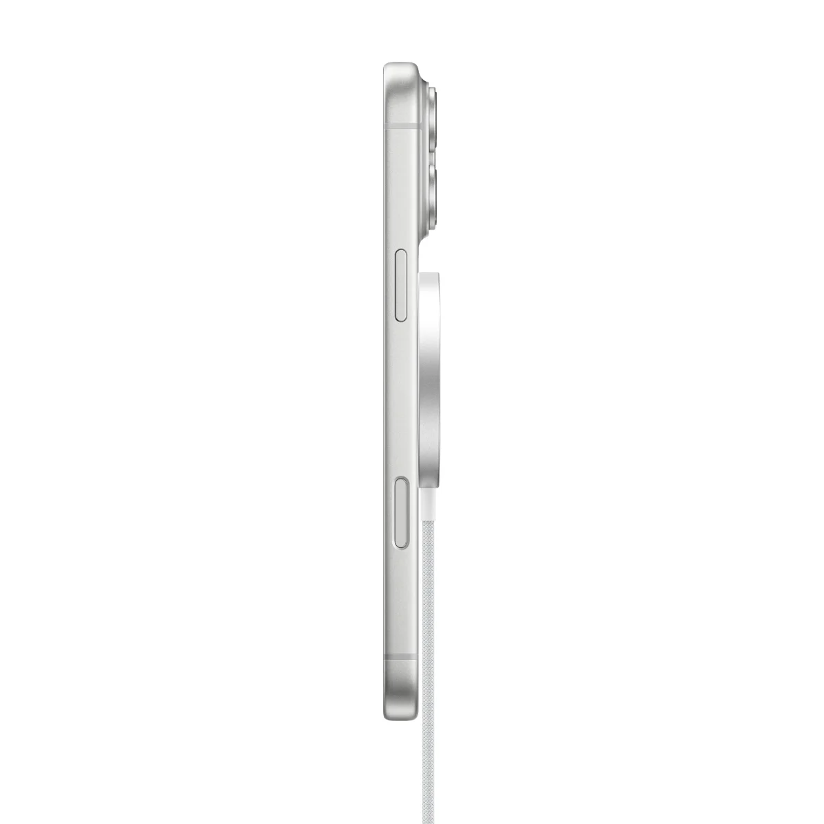 Đế sạc không dây WiWU Wi-C108 gắn sau điện thoại nhìn từ cạnh bên