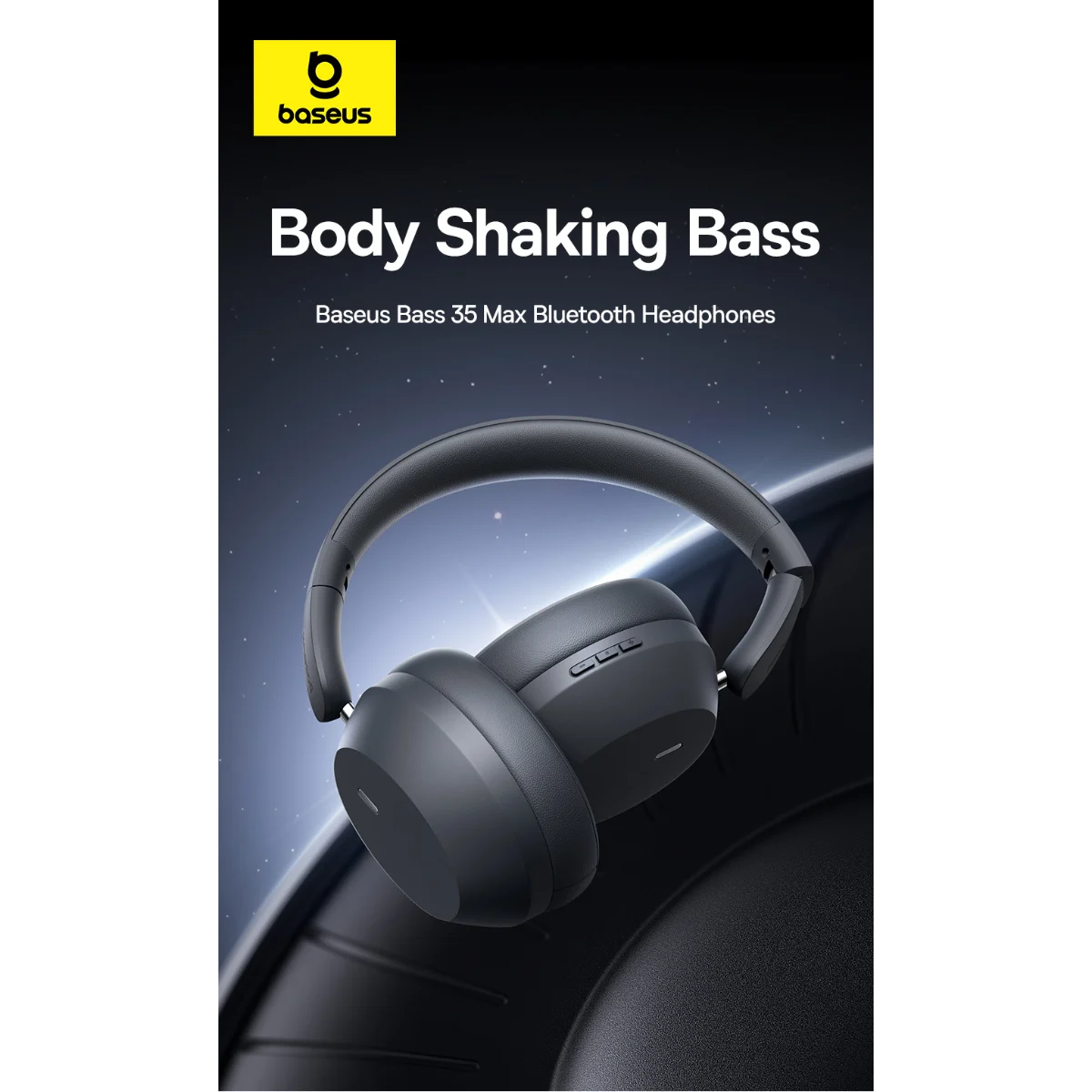 Tai Nghe Chụp Tai Không Dây Baseus Bass 35 Max – ảnh 3