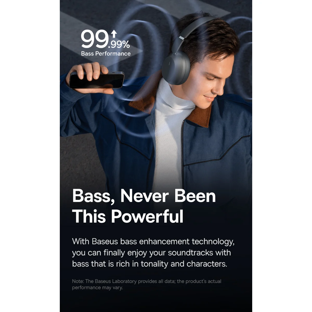 Tai Nghe Chụp Tai Không Dây Baseus Bass 35 Max – ảnh 5