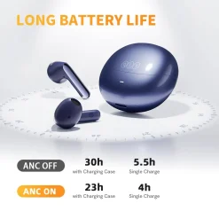 Tai nghe QCY AilyBuds Pro ANC thời lượng pin