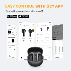 Tai nghe QCY AilyBuds Pro ANC điều khiển qua ứng dụng QCY