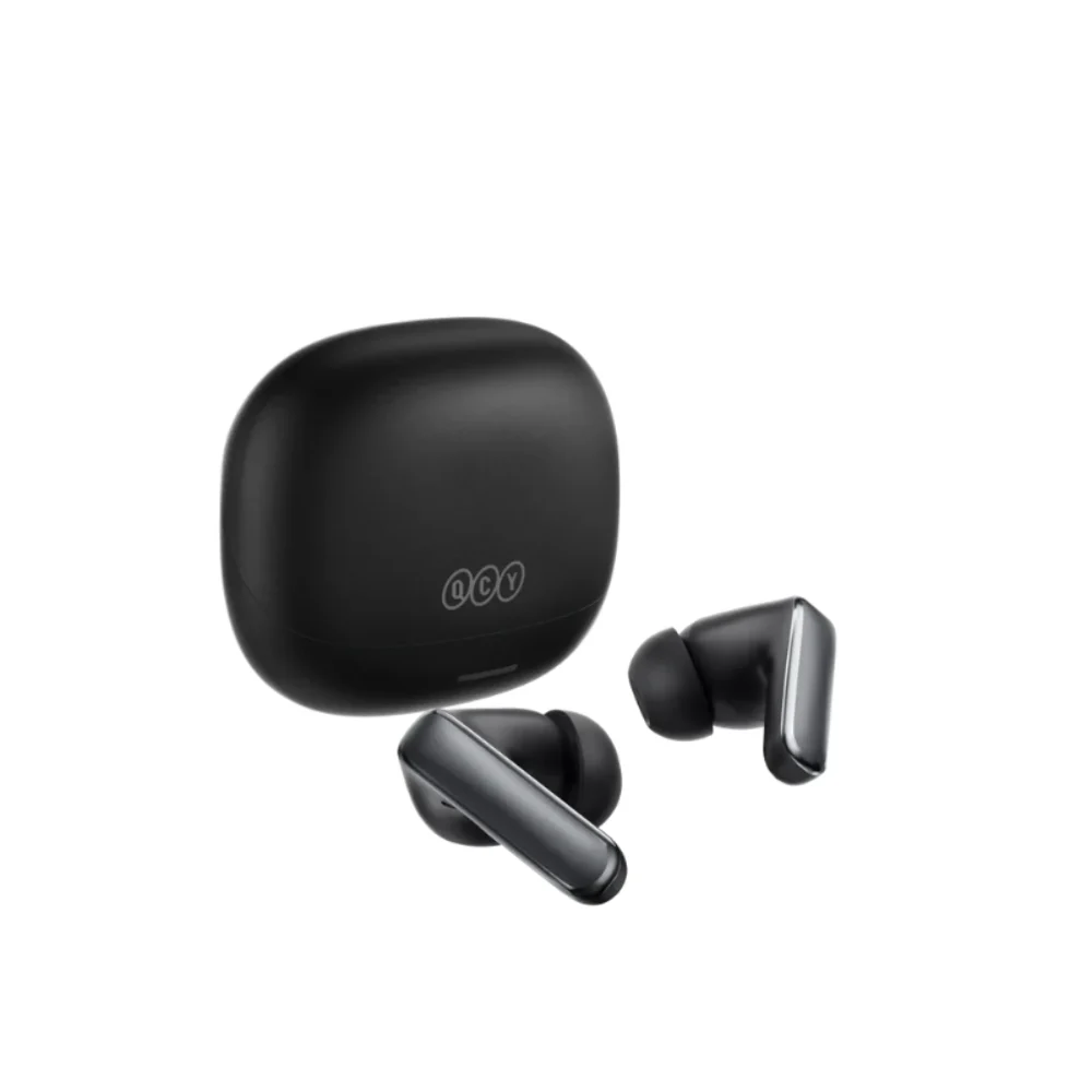Tai nghe QCY MeloBuds N65 màu đen kèm hộp sạc